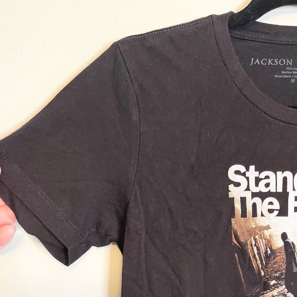 Jackson Browne Standing In The Breach Graphic Merch Black T-Shirt Medium - Picture 5 of 13
